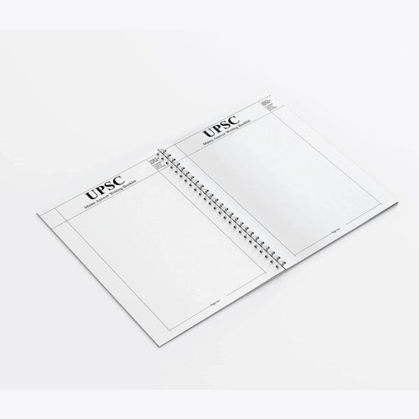 UPSC Answer Writing Notebook 200 Pages (Spiral Bound)
