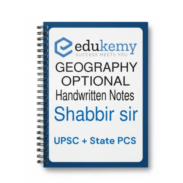 Shabbir Sir Geography Optional Handwritten Notes | StudyFy