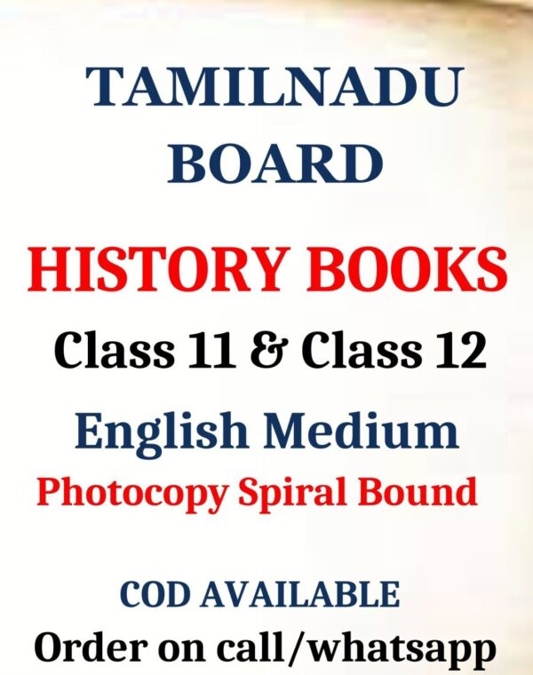 Tamil Nadu Board Class 11 & Class 12 History Books | StudyFy
